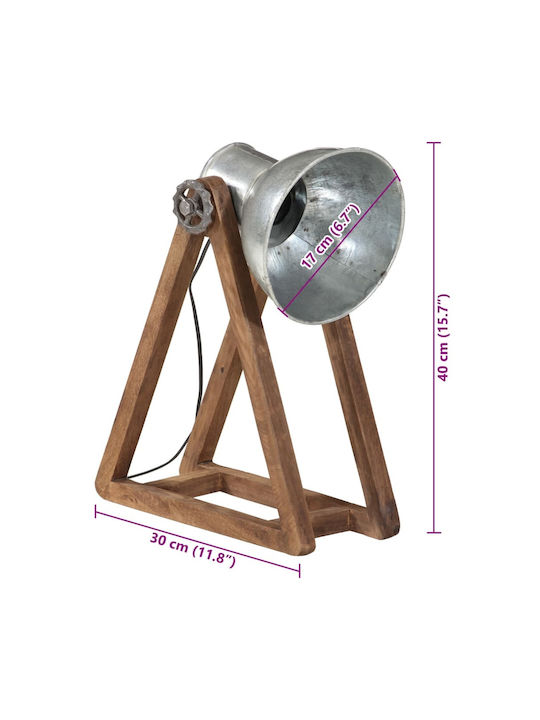 vidaXL Διακοσμητικό Φωτιστικό E27 Επίπλων 30x17x40εκ.