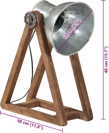 vidaXL Διακοσμητικό Φωτιστικό E27 Επίπλων 30x17x40εκ.