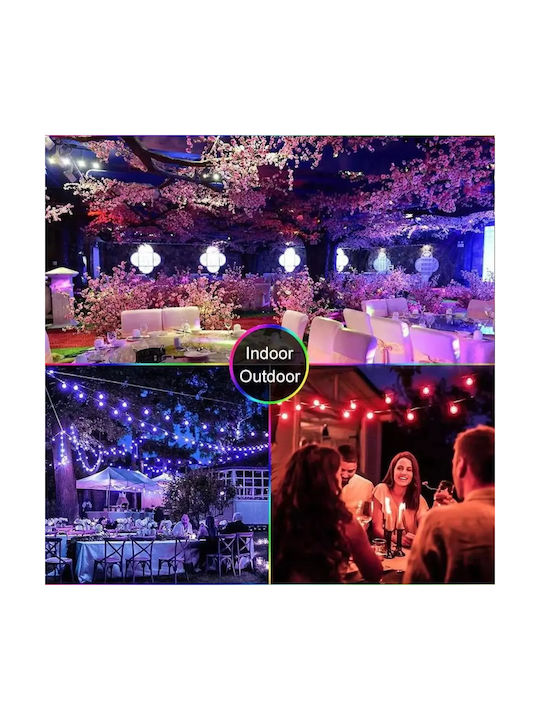 Водоустойчива Гирлянда За Осветление LED RGB