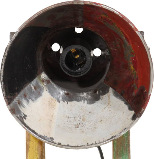 vidaXL Decorative Lamp Furniture Lamp with Socket for Bulb E27 Multicolour