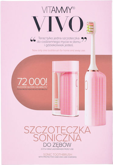 Vitammy Elektrische Zahnbürste Rosa