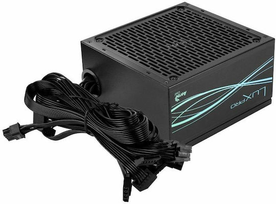 Aerocool LUXPro 650W Μαύρο Τροφοδοτικό Υπολογιστή Full Wired 80 Plus Bronze