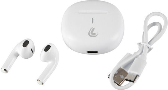 Lampa In-Ear Bluetooth-Freisprecheinrichtung Kopfhörer mit Ladeetui Weiß