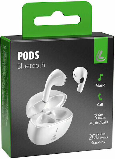Lampa In-Ear Bluetooth-Freisprecheinrichtung Kopfhörer mit Ladeetui Weiß