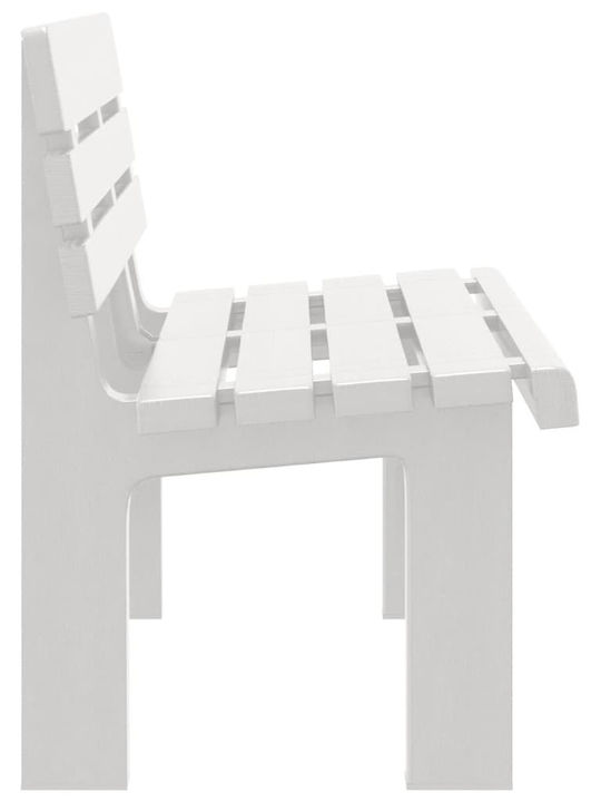 Bank Außenbereich aus Polypropylen 110x52x71cm