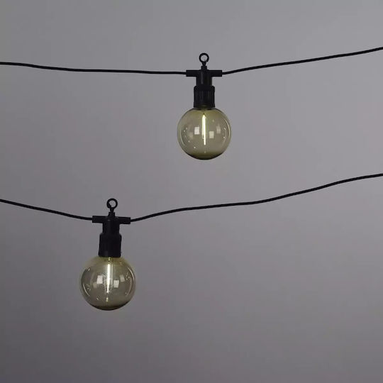 Κρεμαστό Ηλιακό Φωτιστικό Γιρλάντα 2W με Θερμό Λευκό Φως IP44