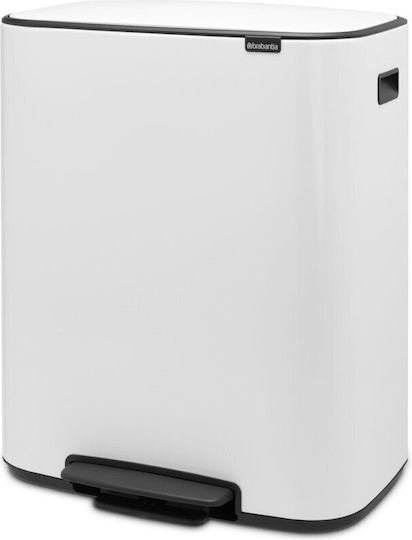 Brabantia Brabantia Kunststoff Mülleimer mit Pedal 60lt Weiß