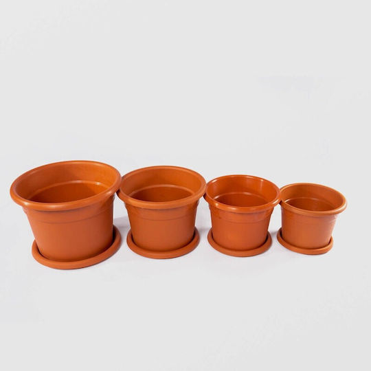 Sterk Γλάστρα Πλαστική Brown