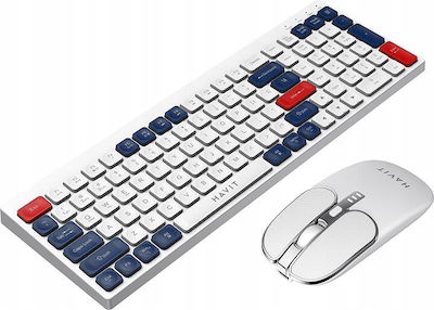 Havit ΚΒ830WB Drahtlos Gaming Tastatur (Internationales Englisch) Weiß