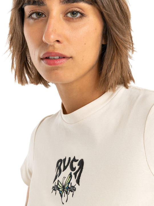Damen T-Shirt Beige