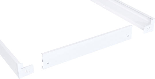 Support Frame for Lighting Fixtures made of Aluminum White