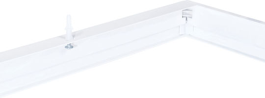 Support Frame for Lighting Fixtures made of Aluminum White