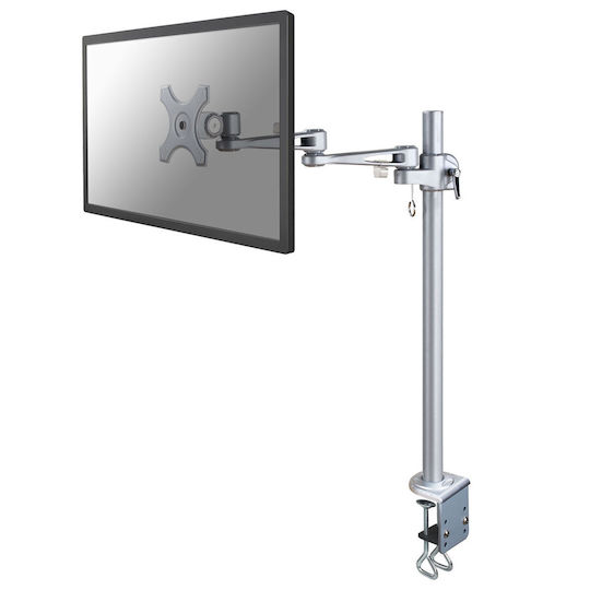 Neomounts Stand Desk Mounted Monitor up to 30" with Arm Silver (FPMA-D935POLE70)