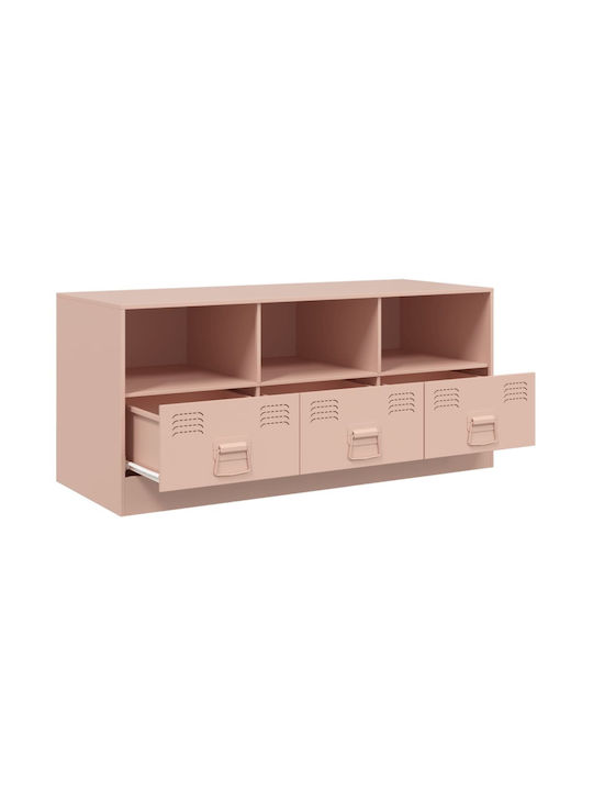 TV-Ständer Metall Rosa M99xT39xH44cm