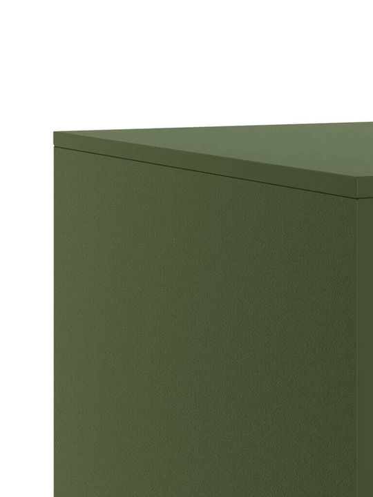 Έπιπλο Τηλεόρασης Μεταλλικό Πράσινο Λαδί Μ67xΠ39xΥ44cm