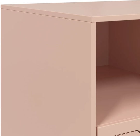 Έπιπλο Τηλεόρασης Μεταλλικό Ροζ Μ99xΠ39xΥ44cm