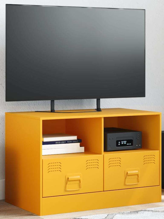 Stand TV Metalic Galben Muștar L67xA39xÎ44cm