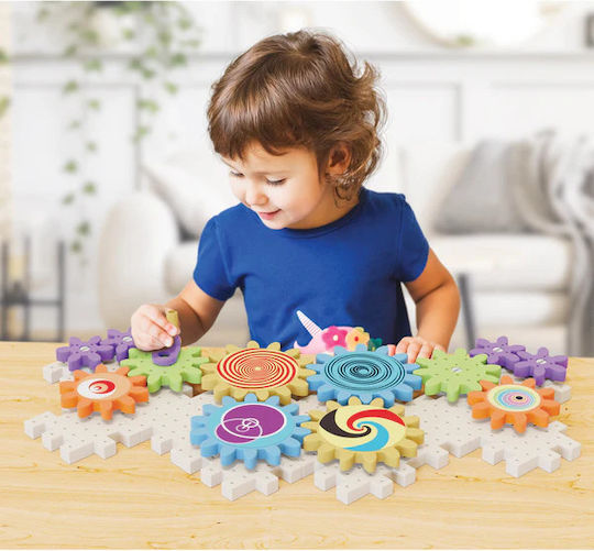 Quercetti Kaleido Gears Eco 82341 Δημιουργήστε Θεματικές Αλυσιδωτές Αντιδράσεις