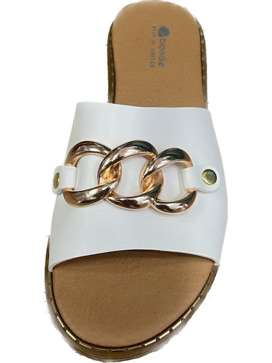 Sandale Casual Damă Blondie Alb Sir28181