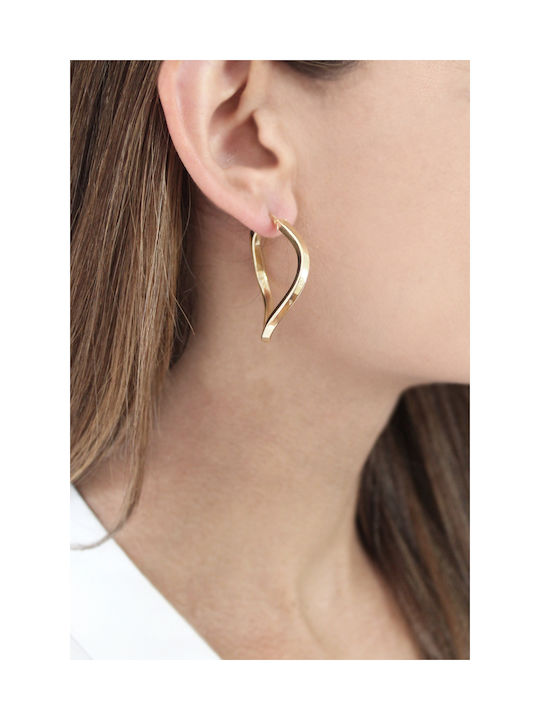 Earring Gold 14K Krikos Square Braid 14K