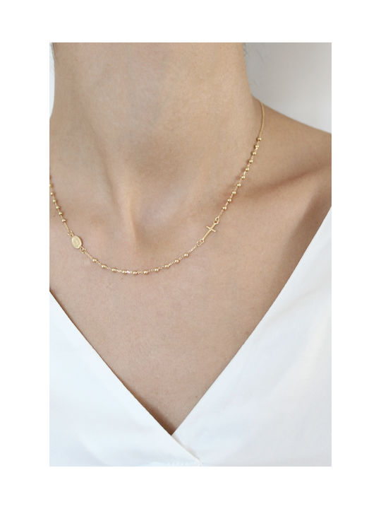 Gold necklace 14K Bead It 4822