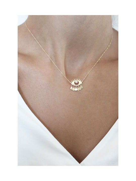 Gold necklace 14K SeeK for Gold Eye Drops