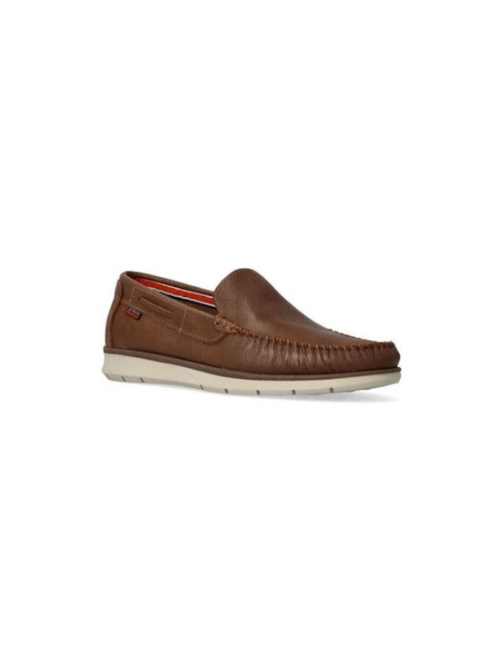 Dj.Santa Men's Leather Moccasins Tabac Brown