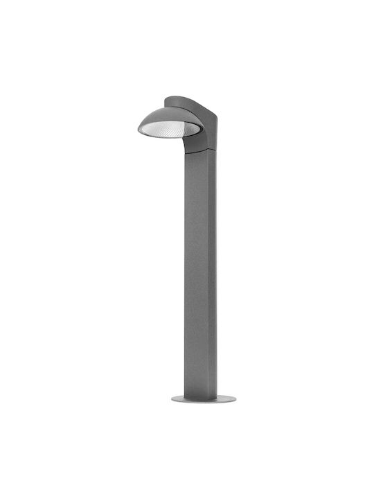 Lampa Post Mic LED Pentru Exterior 12W Cu Lumină Alb Natural Gri