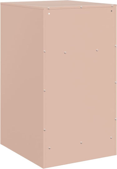 Комоди Метални Розов 2бр 34.5x39x62см