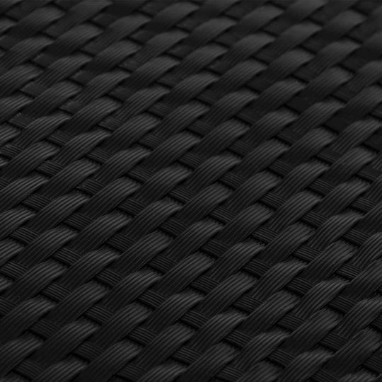 Balkontrennwand Schwarz 400 X 80 cm Synthetisches Rattan Schwarz 400 X 80 cm