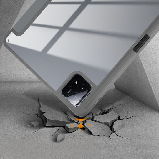 Flip Cover Ανθεκτική Γκρι (Xiaomi Pad 6S Pro 12.4)