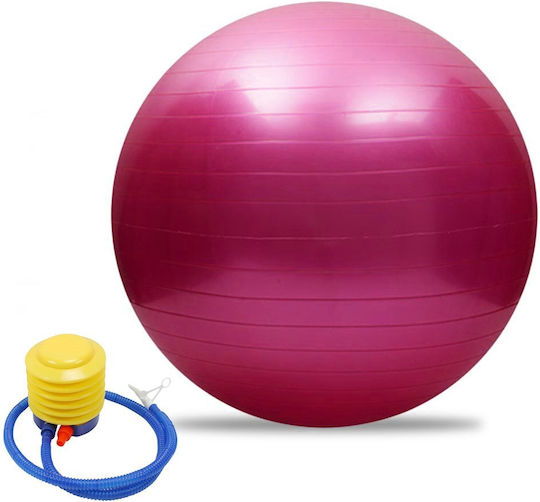 Ball Pilates 65cm in Rot Farbe