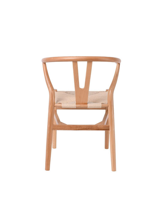 Lima Dining Room Wooden Chair Natural 56x52x76cm