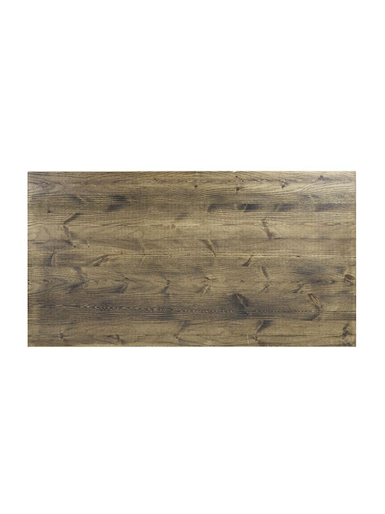 Ξυλινη Rectangular Table Surface Walnut 120x65x3cm 24.0221 1pcs