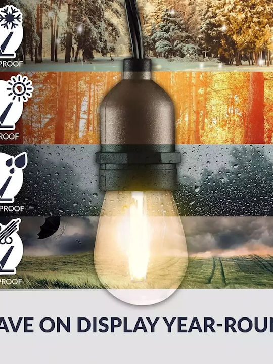 Garland Lights Exterior 5m