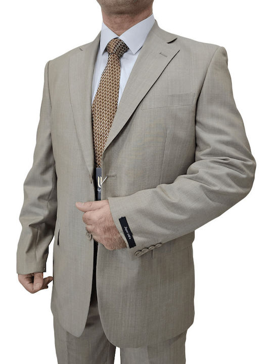 Men's Summer Suit Beige