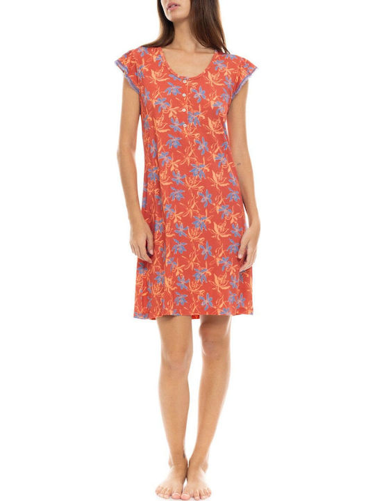 Pink Label Sommer Damen Nachthemd