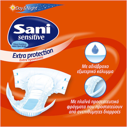 Sani Sensitive Extra Protection XLarge in Weiß Farbe 10Stück