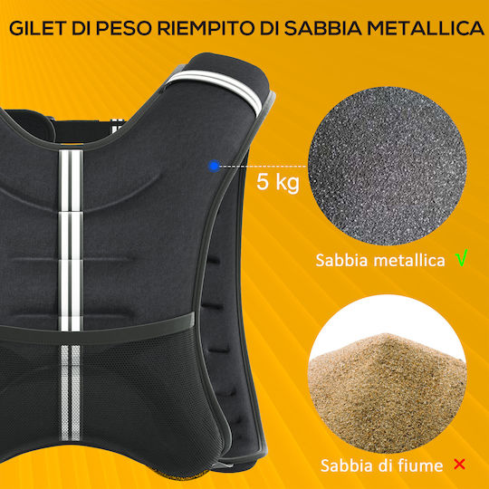 HomCom Vest with Weight 5kg