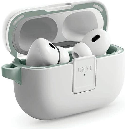 Uniq Θήκη Πλαστική / Σιλικόνης σε Γκρι χρώμα για Apple AirPods 1 / AirPods 2