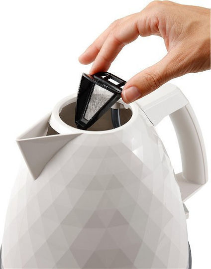 De'Longhi Brillante Exclusive Kettle 1.7lt 2000W White