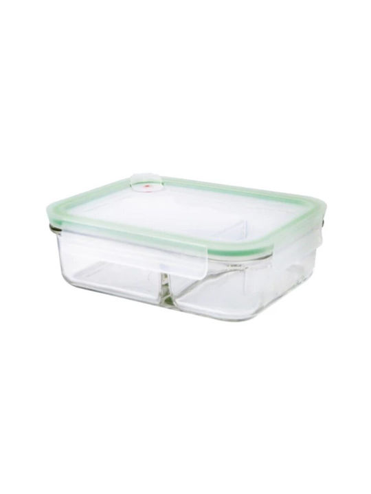Glasslock Δοχείο Φαγητού Γυάλινο με Χωρίσματα 19cm