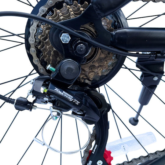 Affetto 24" Kids' Mountain Bike 21 Speeds Black