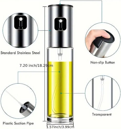 Ölkanne Spray Glas 100ml