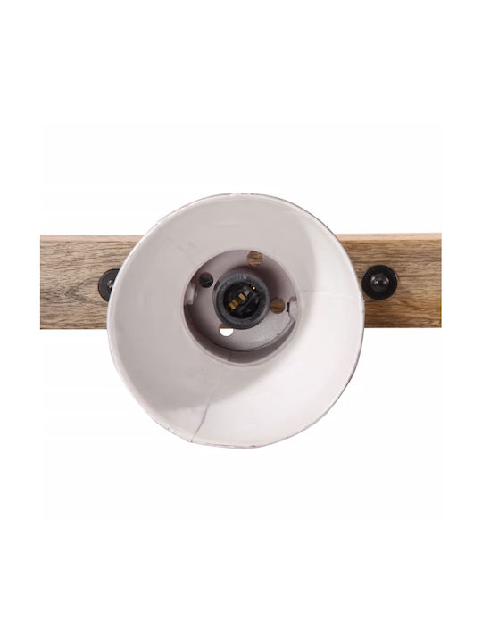 vidaXL Lamp Wall with Socket E27 Bronze 65x25cm