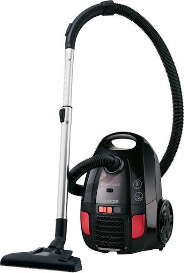 Sencor SVC 6001BK-EUE3 Ηλεκτρική Σκούπα 700W με Σακούλα 3lt Μαύρη