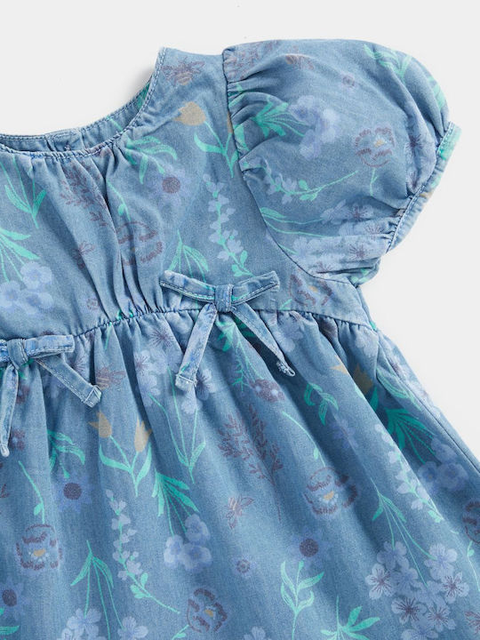 Rochie pentru Copii Gin Floral Albastru