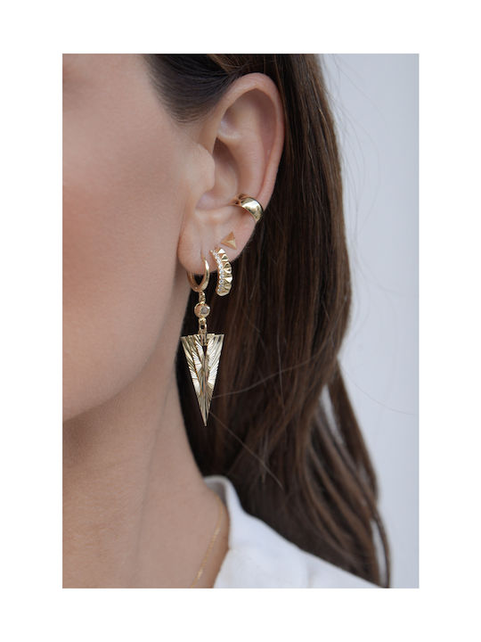 Kritsimis Earrings made of Gold 14K with Stones