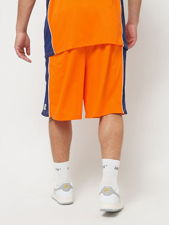 Men's Athletic Shorts Orange/navy