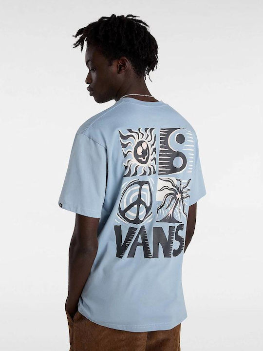 Vans Ανδρικό T-shirt Κοντομάνικο Dusty Blue